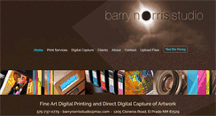 Desktop Screenshot of barrynorrisstudio.com