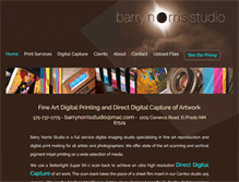 Tablet Screenshot of barrynorrisstudio.com